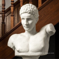 Hand carved stone male marble bust statue for sale